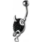 Piercing nombril Crystal Evolution Swarovski Boule 8 endiablée