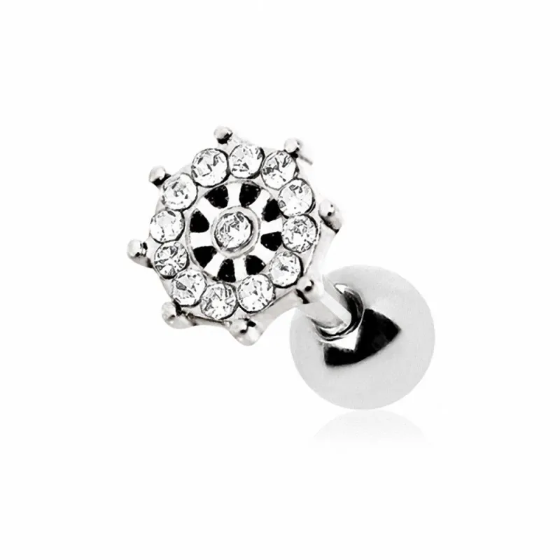 Piercing cartilage hélix roue de navire