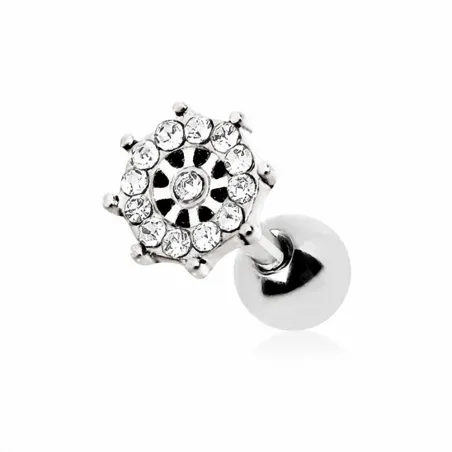 Piercing cartilage hélix roue de navire