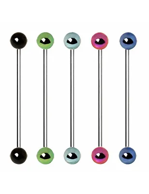 Piercing industriel en acier avec boules PVD