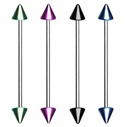 Piercing industriel en acier avec spikes PVD