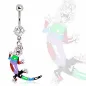Piercing nombril Caméléon exotique