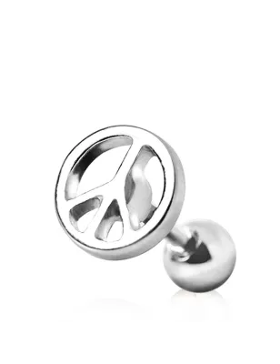 Piercing cartilage hélix peace