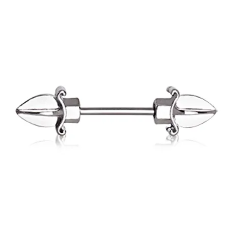 Piercing téton barbell lance