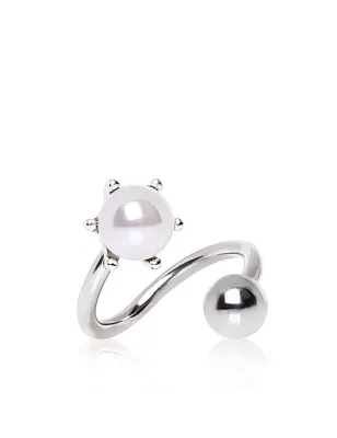 Piercing nombril spirale perle