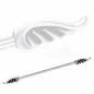Piercing industriel avec ailes d'ange