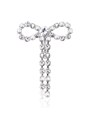 Piercing nombril inversé noeud gemmes