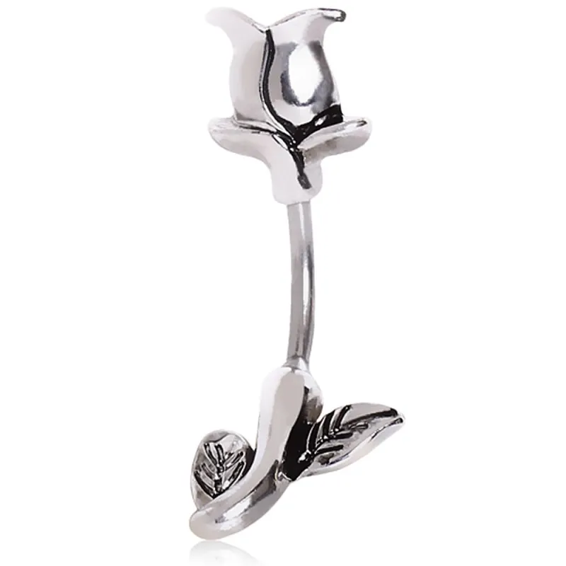 Piercing nombril tulipe