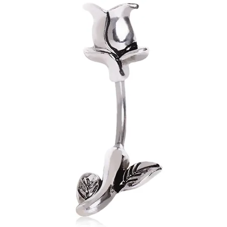 Piercing nombril tulipe