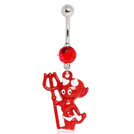 Piercing nombril diablotin