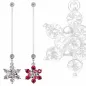 Piercing nombril de grossesse flocon de neige