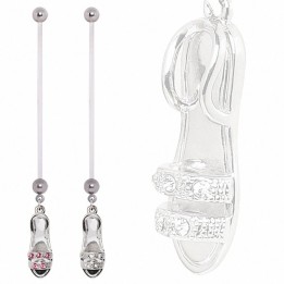 Piercing nombril de grossesse sandale