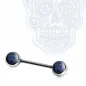 Piercing téton sugar skull