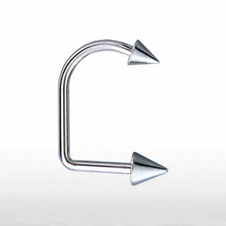 Piercing labret Loop Spikes - Bijou Piercing Labret