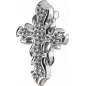 Piercing nombril inversé Crystal Evolution Swarovski Croix en flammes