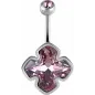 Piercing nombril Crystal Evolution Swarovski Croix Grecque