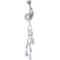 Piercing nombril Crystal Evolution Swarovski Motif Cachemire