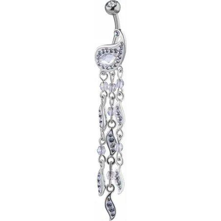 Piercing nombril Crystal Evolution Swarovski Motif Cachemire Chaines