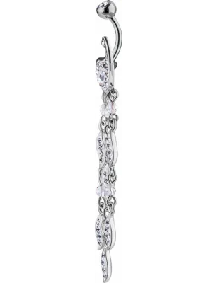Piercing nombril Crystal Evolution Swarovski Motif Cachemire Chaines