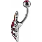 Piercing nombril Crystal Evolution Swarovski Coeur Sacré
