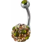 Piercing nombril Crystal Evolution Swarovski Sphere