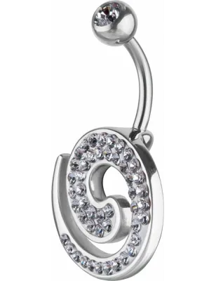 Piercing nombril Crystal Evolution Swarovski Tourbillon Titane G23