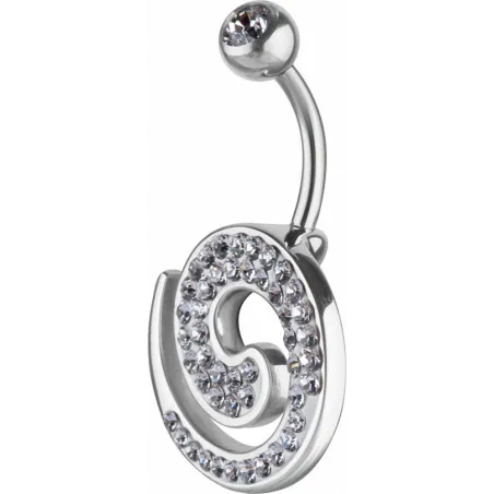 Piercing nombril Crystal Evolution Swarovski Tourbillon Titane G23