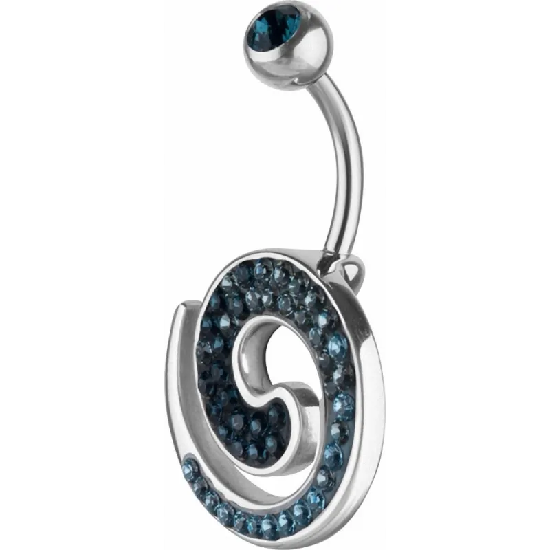 Piercing nombril Crystal Evolution Swarovski Tourbillon Titane G23