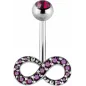 Piercing nombril Crystal Evolution Infini Zirconia Swarovski