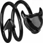 Bague femme noire coeur de diable noir