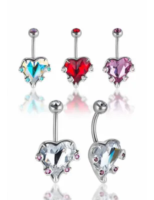 Piercing nombril Crystal Evolution Swarovski Coeur et gemmes