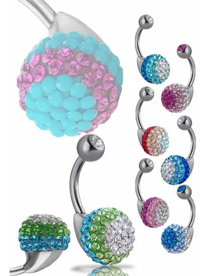 Piercing nombril Crystal Evolution Swarovski Galaxie