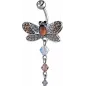 Piercing nombril Crystal Evolution Swarovski Libellule