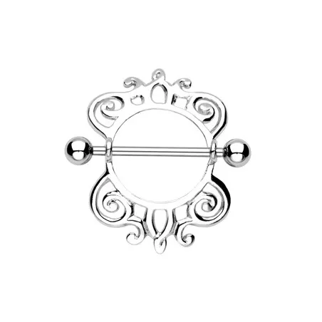 Piercing Téton Bouclier Royal - Bijou Piercing Téton