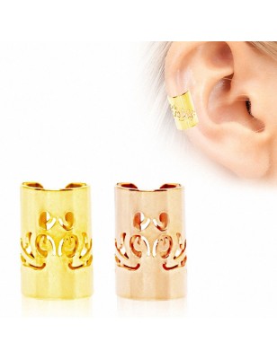 Faux piercing oreille manchette baroque