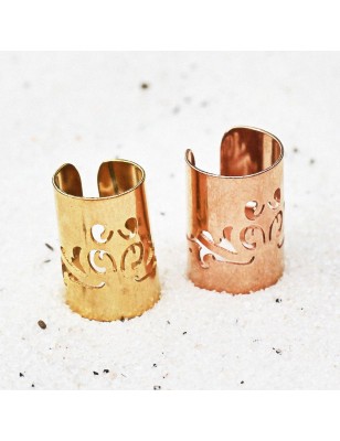 Faux piercing oreille manchette baroque