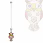 Piercing nombril de grossesse hibou fleuri