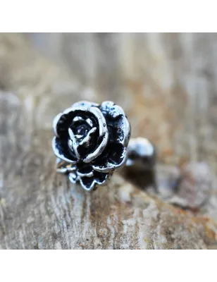 Piercing cartilage oreille rose antique