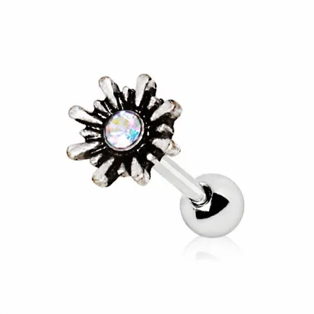 Piercing cartilage hélix soleil aurore boréale