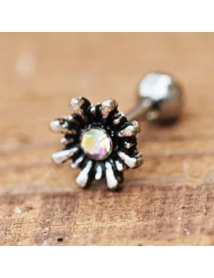 Piercing cartilage hélix soleil aurore boréale