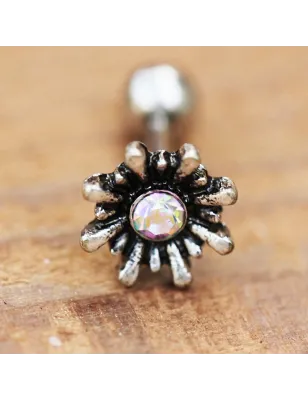 Piercing cartilage hélix soleil aurore boréale