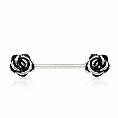 Piercing téton roses vintage