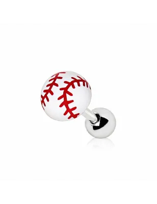 Piercing cartilage oreille balle de baseball
