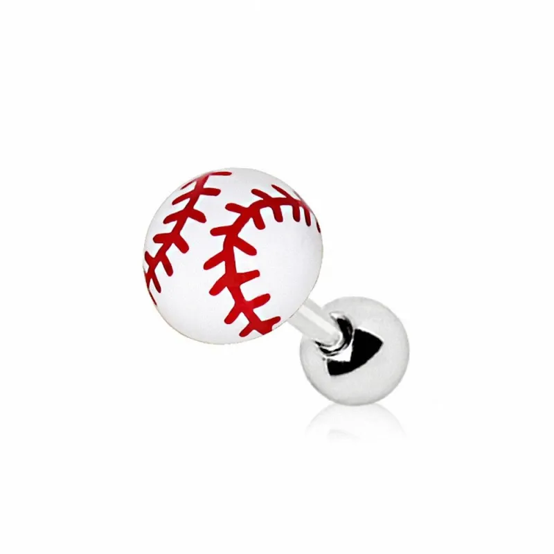 Piercing cartilage oreille balle de baseball