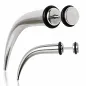 Piercing faux écarteur oreille courbé