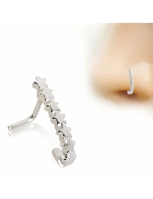 Piercing nez demi-cercle multiples étoiles