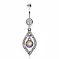 Piercing nombril pendentif oeil omniscient
