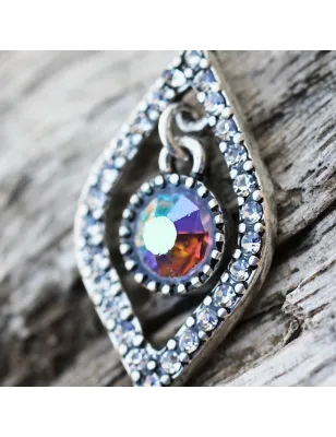 Piercing nombril pendentif oeil omniscient