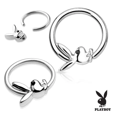 Piercing anneau captif Playboy