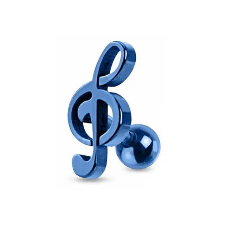 Piercing cartilage clef de sol